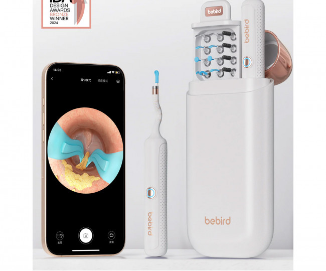 Прибор для удаления ушной серы Xiaomi Bebird EarSight Plus White